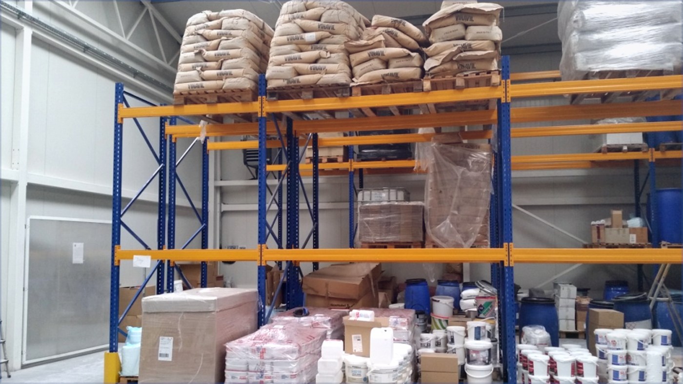 Plastochem warehouse and stored materials
